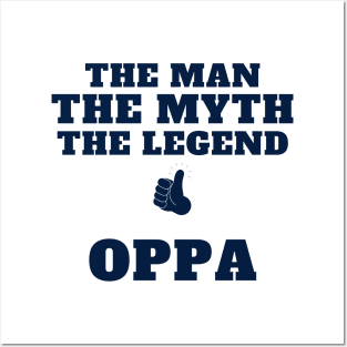 Opa The Man The Myth The Legend Shirt | Classic design Posters and Art